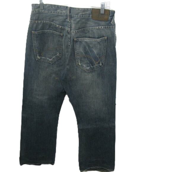 Union Bay Men's Vintage Distressed Straight Leg Relaxed Jeans Size 32x32 - Picture 4 of 5